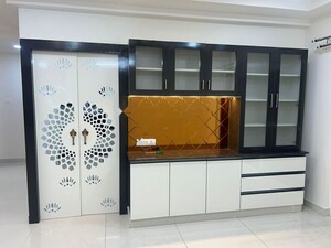 Kitchen in 2 BHK Apartment at Rajapushpa Provincia, Narsingi – for Sale