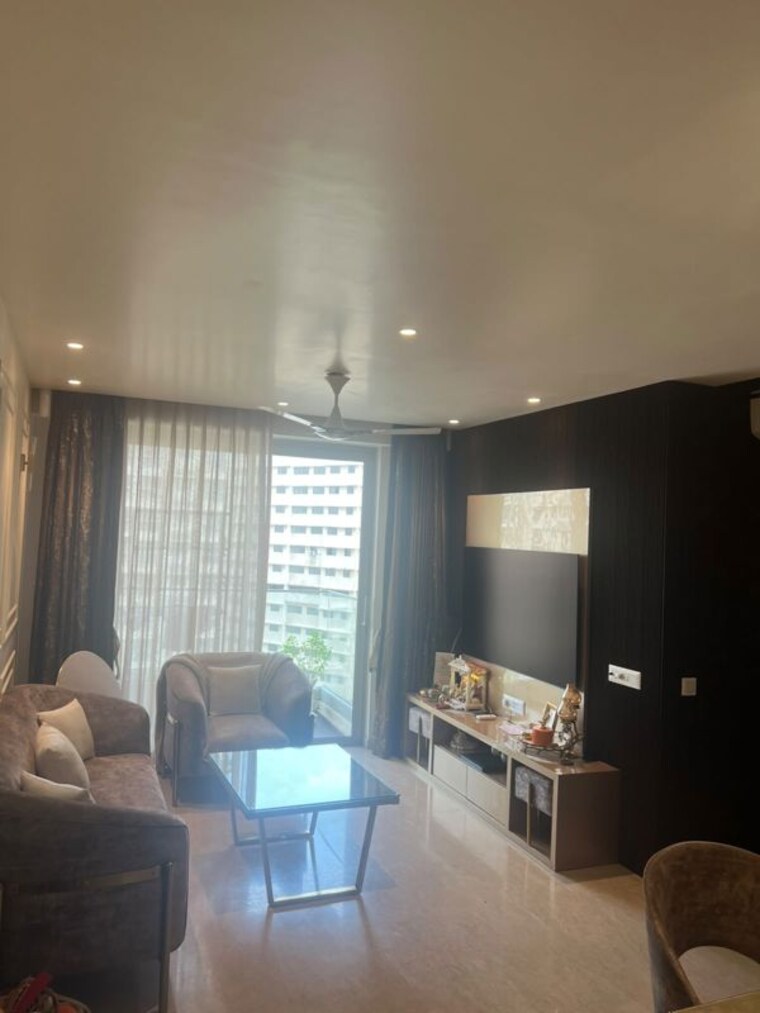 Living Room, castle-rock 2 Bedroom 777 Sq.Ft. Apartment In Powai Mumbai 10589470