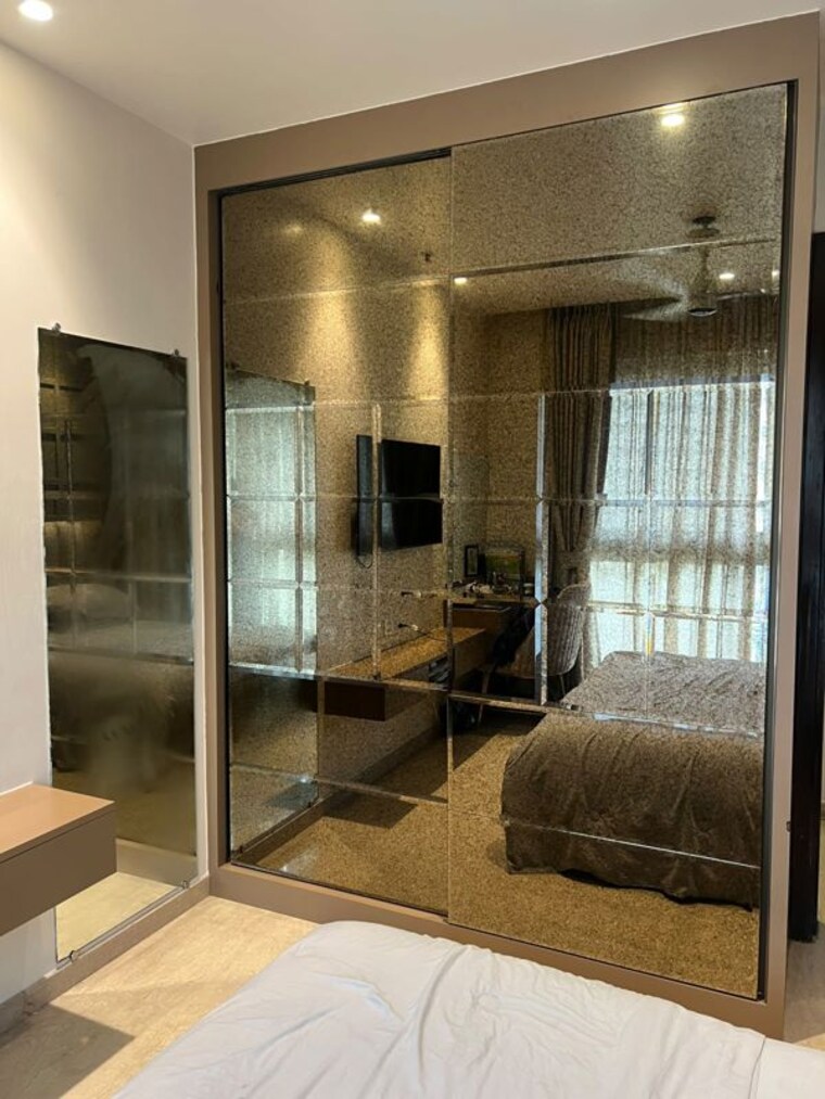 Living Room, castle-rock 2 Bedroom 777 Sq.Ft. Apartment In Powai Mumbai 10589470