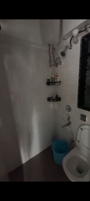 Bathroom in 1 BHK Apartment at Promesa Midtown, Ghatkopar East – for Rent