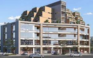  Office Space – Exterior View View at Thaltej - for Rent