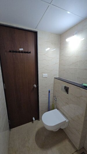 Bathroom in 2 BHK Apartment at Shapoorji Pallonji Joyville Hinjewadi, Hinjewadi – for Rent