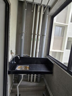 Staircase in 2 BHK Apartment at Shapoorji Pallonji Joyville Hinjewadi, Hinjewadi – for Rent