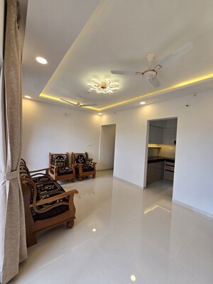 Living Room in 2 BHK Apartment at Shapoorji Pallonji Joyville Hinjewadi, Hinjewadi – for Rent