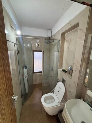 Bathroom in 3 BHK Apartment at Crescent Apartment Bandra West, Bandra West – for Rent