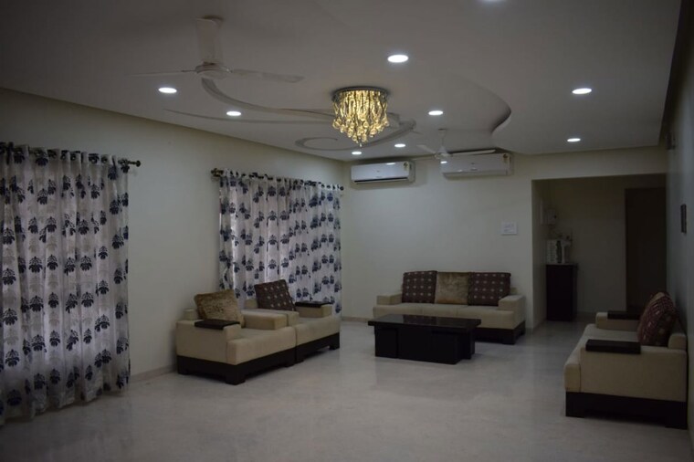 Living Room, kolte-patil-24k-glitterati 4 Bedroom 2750 Sq.Ft. Apartment In Pimple Nilakh Pune 10589531