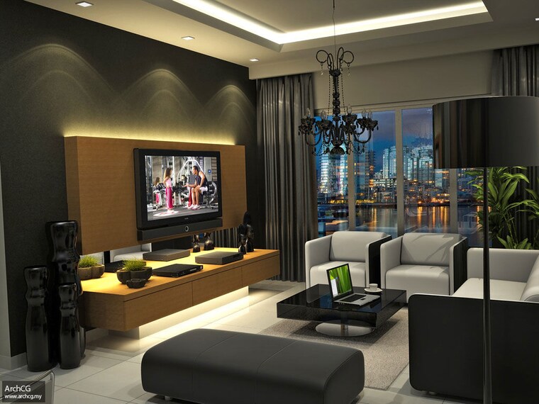 Living Room, kharghar 2 Bedroom 1260 Sq.Ft. Apartment In Kharghar Navi Mumbai 10589554