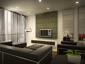 Living Room in 2 BHK Apartment at Kharghar – for Sale