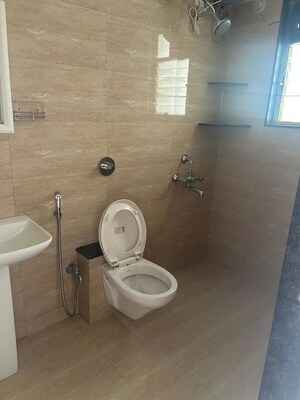 Bathroom in 3 BHK Apartment at Clarion Park, Aundh – for Rent