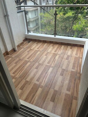 Balcony in 3 BHK Apartment at Clarion Park, Aundh – for Rent
