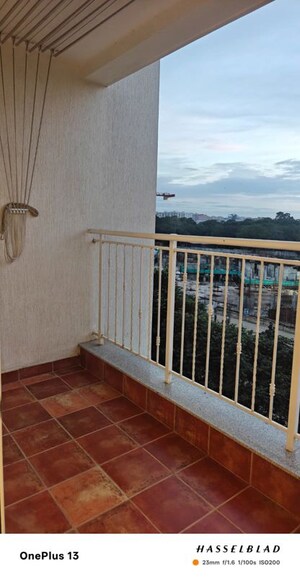 Balcony in 3 BHK Apartment at Prestige Fontaine Bleau, Whitefield – for Rent