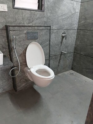 Bathroom in 3 BHK Apartment at Kolte Patil 24K Sereno, Baner – for Rent