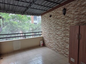 Balcony in 3 BHK Apartment at Archway Sahil CHS, Aundh – for Rent