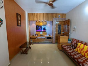 Living Room in 2 BHK Apartment at Vasalya Vihar, Aundh – for Rent