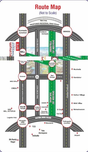  Plot – Map Location View at Yacharam - for Sale