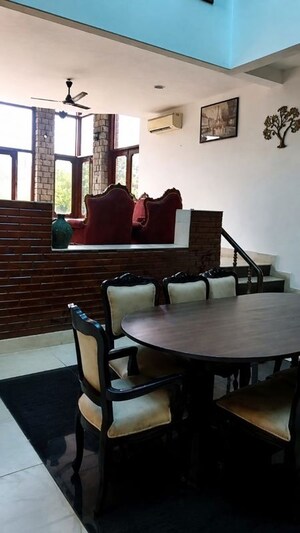 Living Room in 4 BHK Builder Floor at Shanti Kunj – for Sale