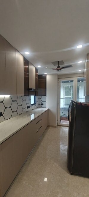 Kitchen in 3 BHK Builder Floor at Mandi – for Sale