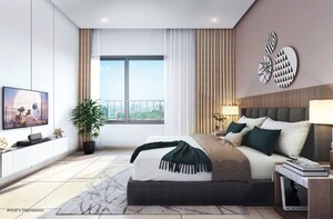 Bedroom in 2 BHK Apartment at Shapoorji Pallonji Joyville Celestia, Hadapsar – for Sale