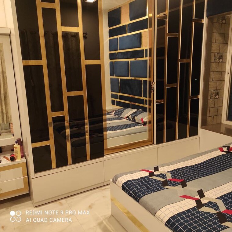 Bedroom, satkar-citta-giardino 3.5 Bedroom 1750 Sq.Ft. Apartment In Aundh Pune 10589701