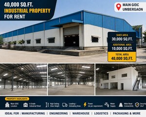  Industrial Plot For Rent in Gidc Umbergaon