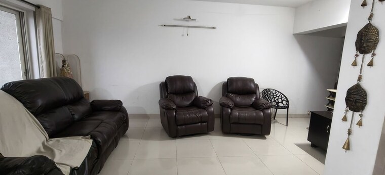 Living Room, bhandari-43-privet-drive 3 Bedroom 1450 Sq.Ft. Apartment In Balewadi Pune 10589737