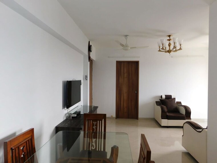 Living Room, rattan-icon 2.5 Bedroom 1800 Sq.Ft. Apartment In Seawoods Sector 50 Navi Mumbai 9440742
