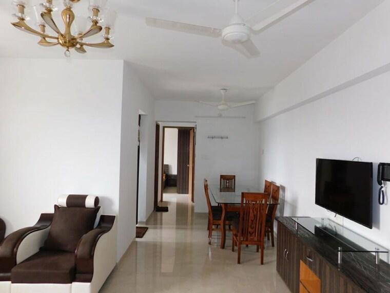 Living Room, rattan-icon 2.5 Bedroom 1800 Sq.Ft. Apartment In Seawoods Sector 50 Navi Mumbai 9440742