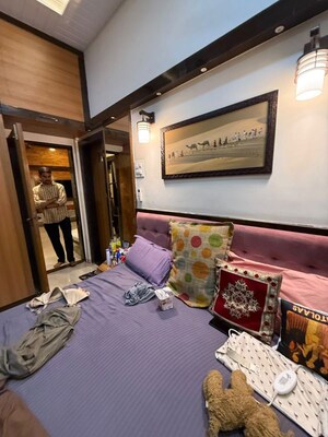 Bedroom in 6 BHK Independent House at Cosmos Hawaiian Village, Ghodbunder Road – for Rent