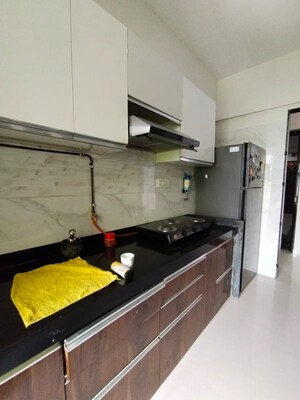 Kitchen in 3 BHK Apartment at Prestige Residency Thane, Ghodbunder Road – for Rent