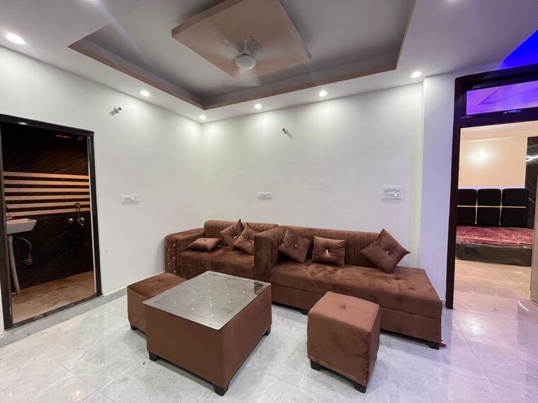 Living Room, saket 1 Bedroom 570 Sq.Ft. Builder Floor In Saket Delhi 10589835