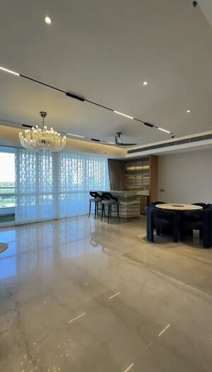 Living Room in 4 BHK Apartment at Krrish Provence Estate, Gurgaon Faridabad Road – for Rent
