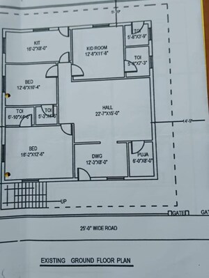 Floor Plan in 6 BHK Independent House at Lb Nagar – for Sale