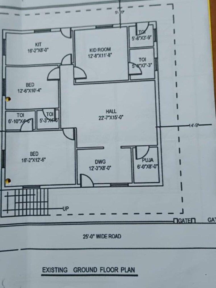 Floor Plan, lb nagar 6 Bedroom 4500 Sq.Ft. Independent House In Lb Nagar Hyderabad 10589859