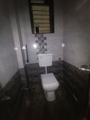Bathroom in 2 BHK Apartment at Fam CHS, Kopar Khairane – for Rent