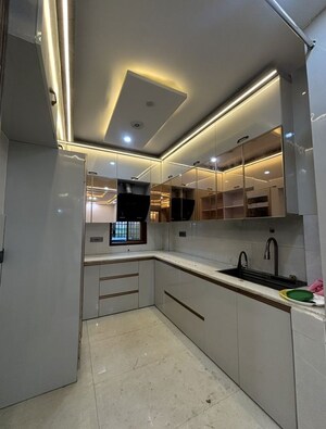 Kitchen in 3 BHK Builder Floor at Dwarka Mor – for Rent