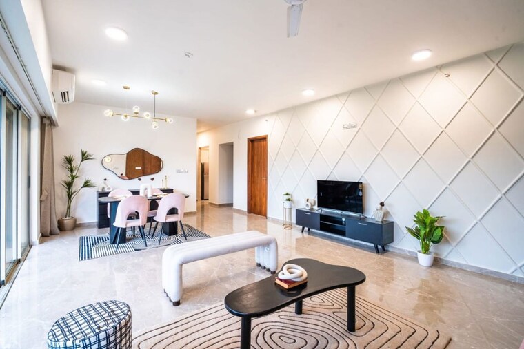 Living Room, lnt-elixir-reserve 3 Bedroom 1690 Sq.Ft. Apartment In Powai Mumbai 10589979