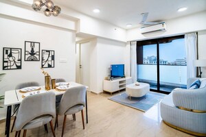 Living Room in 4 BHK Apartment at Kanakia Silicon Valley, Powai – for Sale