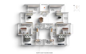 Floor Plan in 2 BHK Apartment at L&T Emerald Isle, Powai – for Sale