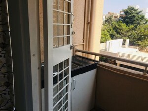 Balcony in 2 BHK Apartment at Bramha Skycity Apartment, Dhanori – for Rent