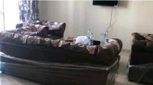Living Room in 3 BHK Apartment at Jewel Apartment, Hazratganj – for Rent