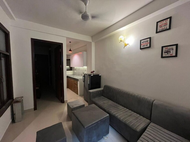 Living Room, saket 1 Bedroom 580 Sq.Ft. Builder Floor In Saket Delhi 10590014