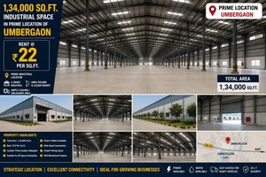  Industrial Plot For Rent in Umbergaon