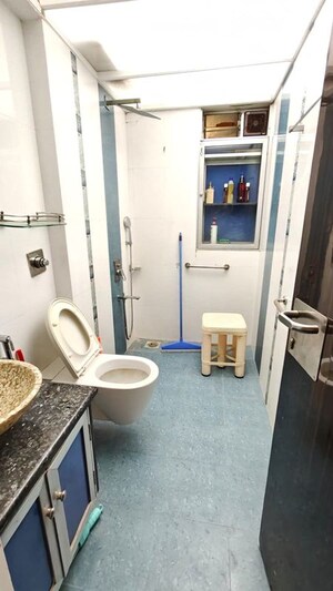 Bathroom in 3 BHK Apartment at Aster Tower, Goregaon East – for Rent