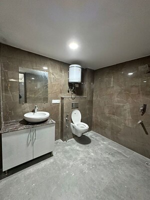 Bathroom in 3 BHK Builder Floor at Saket – for Rent