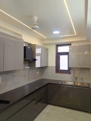 Kitchen in 2 BHK Builder Floor at Saket – for Rent
