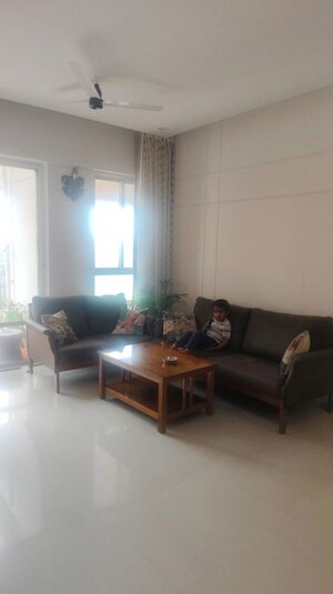 Living Room in 3 BHK Apartment at Nyati Evita, Dhanori – for Rent
