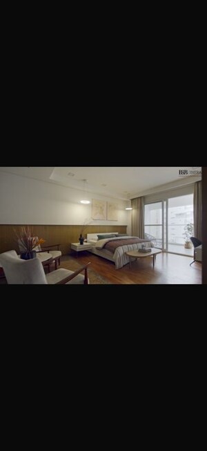 Living Room in 4 BHK Apartment at B&B Opulent Spire, Jayanagar – for Sale