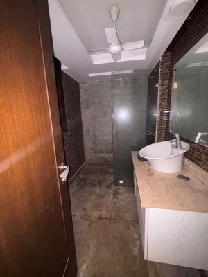Bathroom in 3 BHK Builder Floor at Shivalik Colony – for Rent