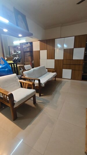 Living Room in 1 BHK Apartment at Clover Village, Wanowrie – for Rent