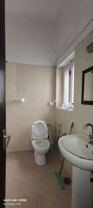 Bathroom in 3 BHK Apartment at Defence Colony – for Rent